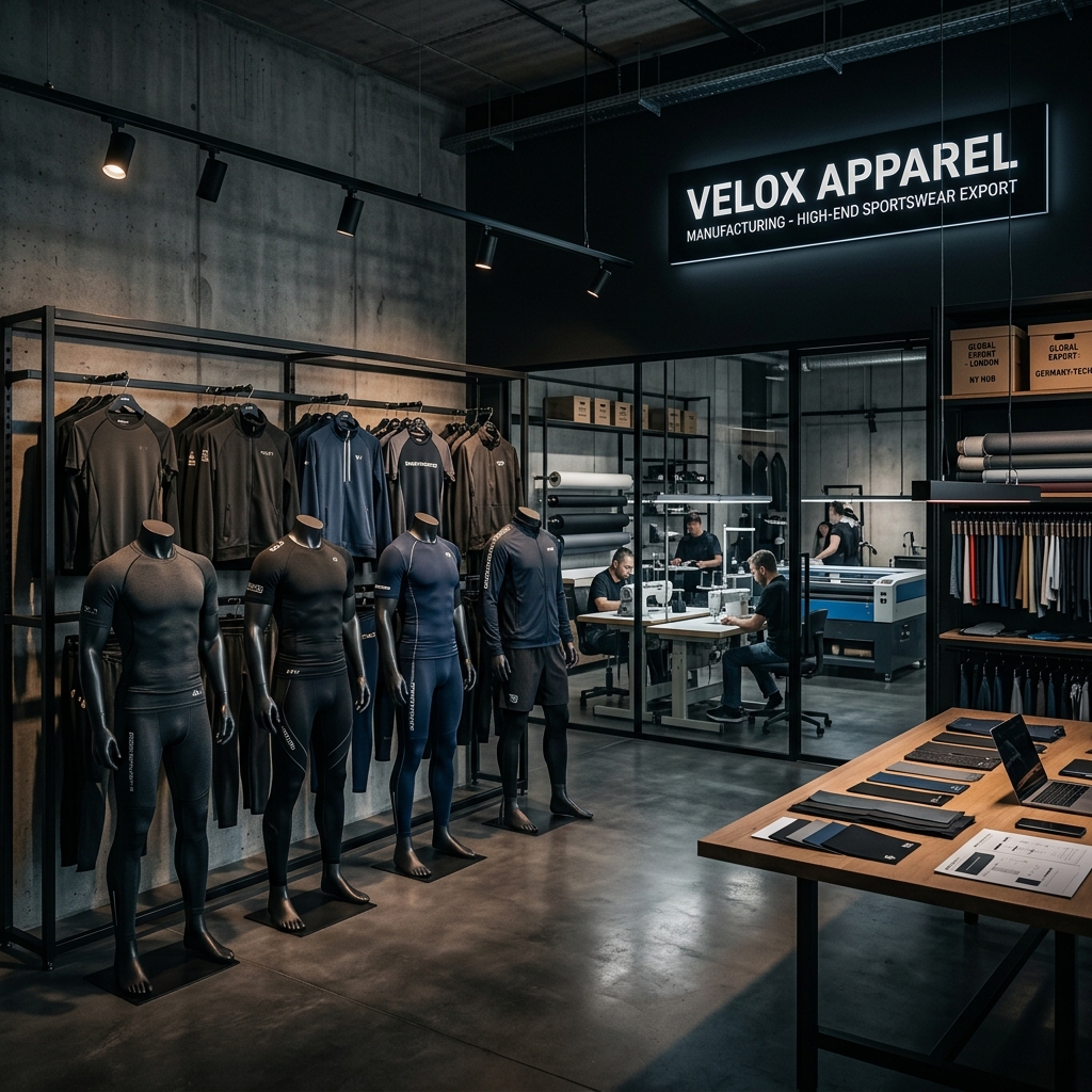 Aeroflex Sports Wear B2B Manufacturing Studio